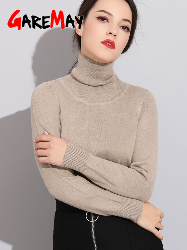 Pulovere și pulovere tricotate pentru femei din cașmir de primăvară Pulover pentru femei cu gât cu mânecă lungă