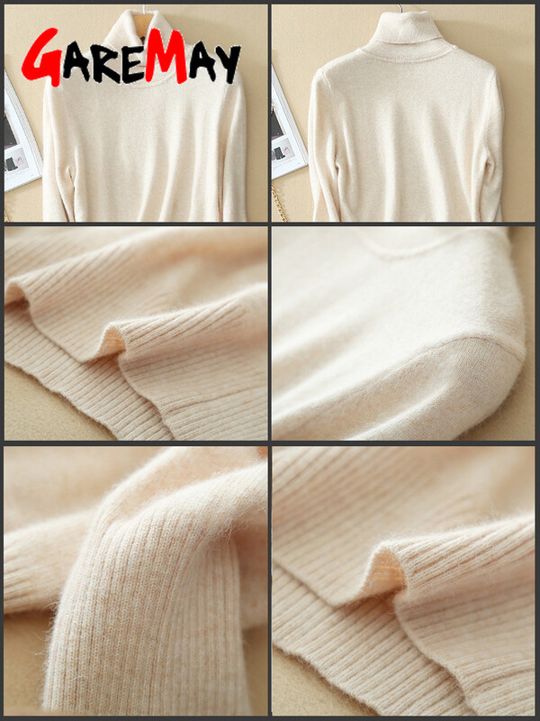 Pulovere și pulovere tricotate pentru femei din cașmir de primăvară Pulover pentru femei cu gât cu mânecă lungă