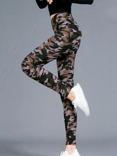 YSDNCHI női szexi leopárd magas derekú sportruházat leggings Aktívruha Nyomtatott leggins nyári elasztikus fitnesz nadrág