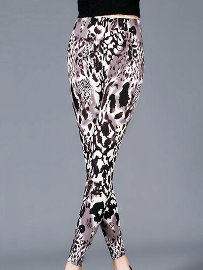 YSDNCHI női szexi leopárd magas derekú sportruházat leggings Aktívruha Nyomtatott leggins nyári elasztikus fitnesz nadrág