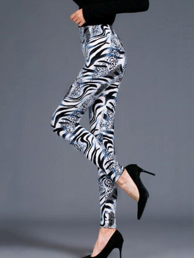 YSDNCHI női szexi leopárd magas derekú sportruházat leggings Aktívruha Nyomtatott leggins nyári elasztikus fitnesz nadrág