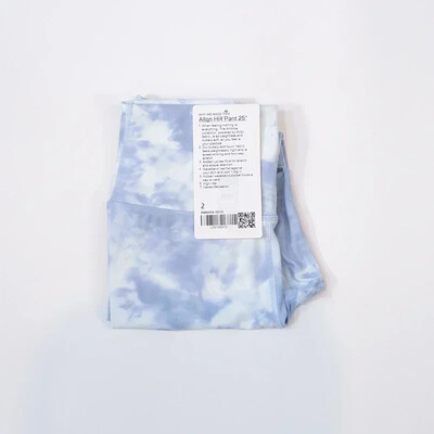 Pantaloni de yoga cu vopsea cravată, cu uscare rapidă, jambiere strânse, pantaloni cu talie înaltă pentru femei, cu aspect atletic, pantaloni pentru exterior