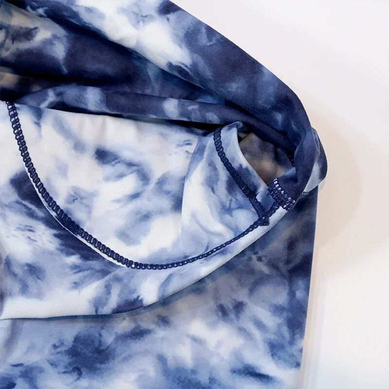 Pantaloni de yoga cu vopsea cravată, cu uscare rapidă, jambiere strânse, pantaloni cu talie înaltă pentru femei, cu aspect atletic, pantaloni pentru exterior