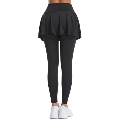 Női Sport Tenisz Szoknyák Tollaslabda Golf Viselés Skort Fitness Jóga Leggings Szoknyával Edzés Futónadrágok Divat harisnyanadrágok