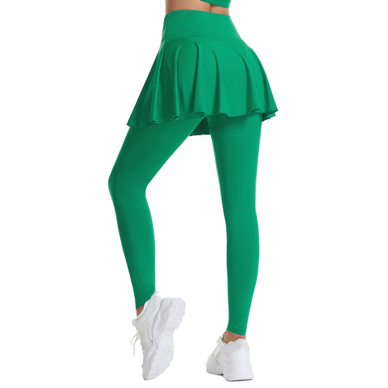 Femei Sport Tenis Fuste Badminton Golf Wear Skort Fitness Yoga Jambiere Cu Fusta Antrenament Pantaloni de alergare Colanți de modă