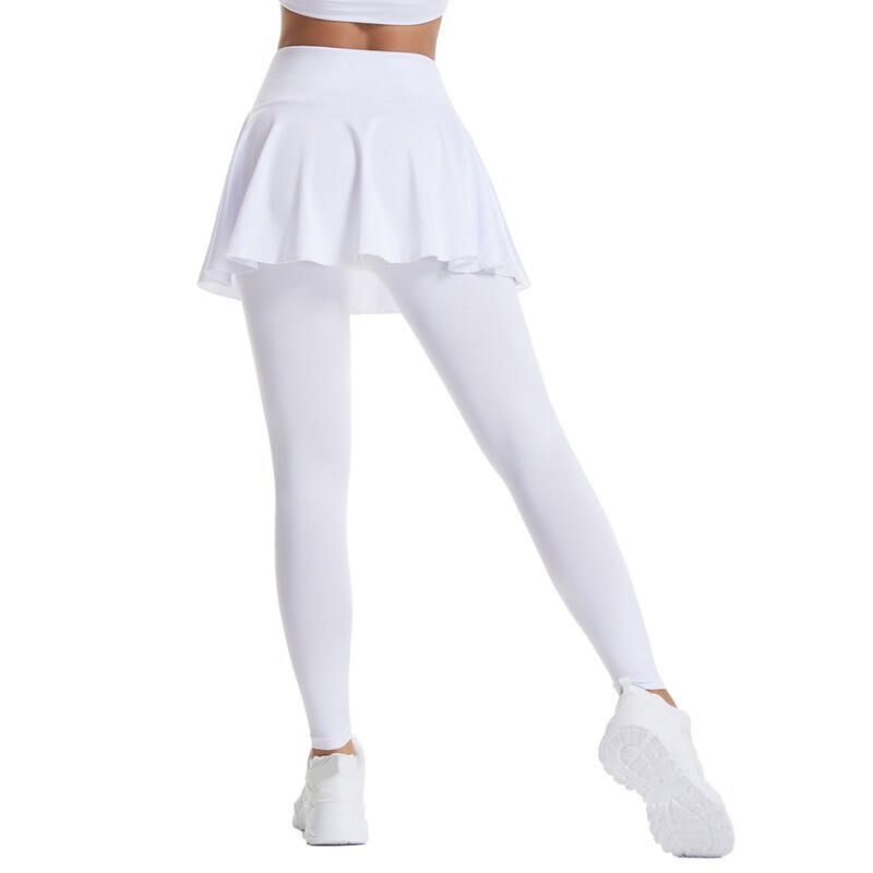 Femei Sport Tenis Fuste Badminton Golf Wear Skort Fitness Yoga Jambiere Cu Fusta Antrenament Pantaloni de alergare Colanți de modă