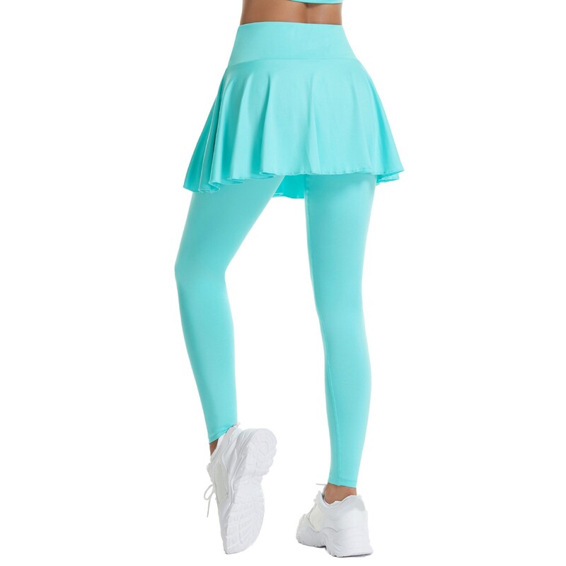 Femei Sport Tenis Fuste Badminton Golf Wear Skort Fitness Yoga Jambiere Cu Fusta Antrenament Pantaloni de alergare Colanți de modă