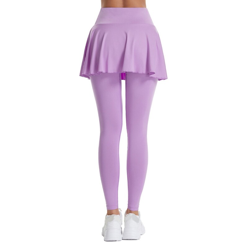 Femei Sport Tenis Fuste Badminton Golf Wear Skort Fitness Yoga Jambiere Cu Fusta Antrenament Pantaloni de alergare Colanți de modă