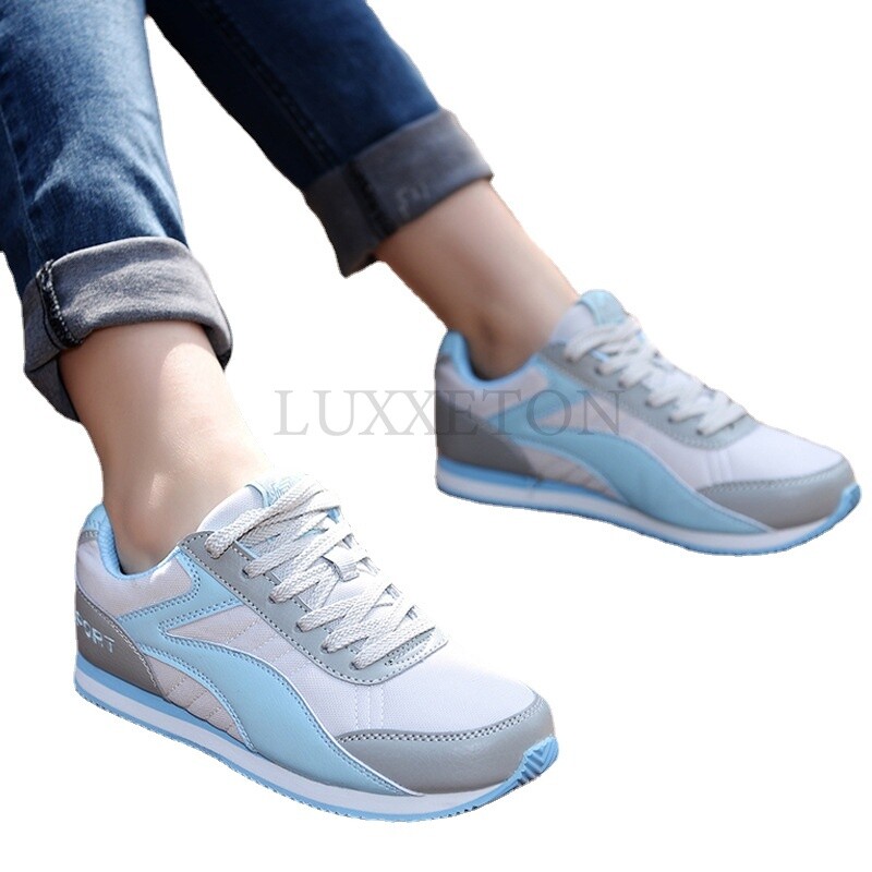 Pantofi de alergare pentru damă, ușoare, respirabile, pantofi sport pentru femei, la modă mari, ocazional, pantofi vulcanizat