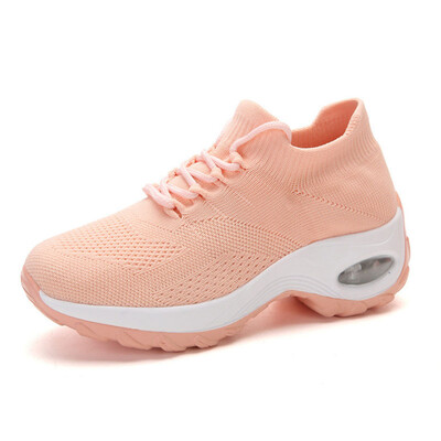 2021 Pantofi cu platformă pentru femei Pantofi casual respirabili Pantofi pantofi 6 culori Pantofi pantofi pentru femei Șosetă din plasă Zapatos De Mujer