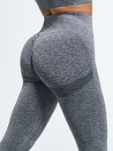 Jambiere sexy pentru femei Bubble Butt Push Up Fitness Legging subțire cu talie înaltă Leggings de fitness fără sudură pentru femei