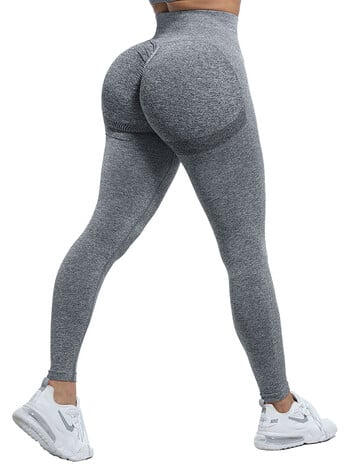 Σέξι γυναικείο κολάν Bubble Butt Push Up Fitness Leggins Slim ψηλόμεσο κολάν Mujer χωρίς ραφή κολάν γυμναστικής