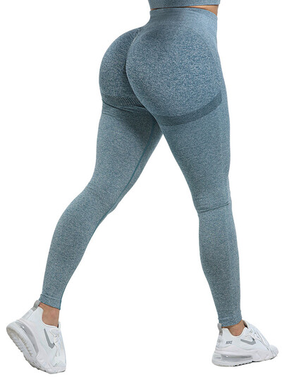 Jambiere sexy pentru femei Bubble Butt Push Up Fitness Legging subțire cu talie înaltă Leggings de fitness fără sudură pentru femei