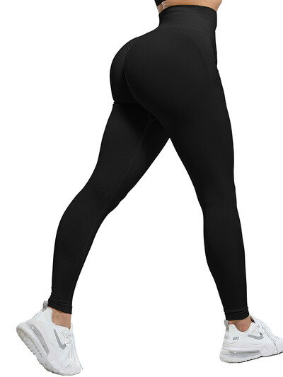 Jambiere sexy pentru femei Bubble Butt Push Up Fitness Legging subțire cu talie înaltă Leggings de fitness fără sudură pentru femei