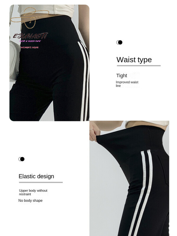 Pantaloni cu rechin în cinci puncte pentru femei, pantaloni scurți pentru ciclism, în dungi laterale, în dungi, de vară, subțiri, cu talie înaltă, pentru yoga, pentru fitness, pentru sport.