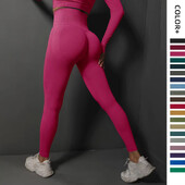 Κολάν γυμναστικής χωρίς ραφές Γυναικεία παντελόνια γιόγκα Σέξι ψηλόμεσο μποτάκι ανύψωσης κολάν Παντελόνι Γυναικεία αθλητικά ρούχα Ρούχα γυμναστικής