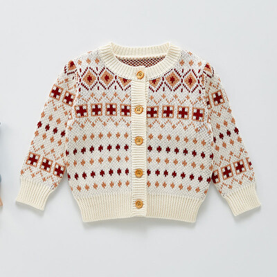 Bērnu džemperis Modes ziedlapiņas apkakle Trikotāžas jaciņa jaka Bērnu džemperis mētelis meiteņu džemperis meiteņu rudens ziemas džemperi