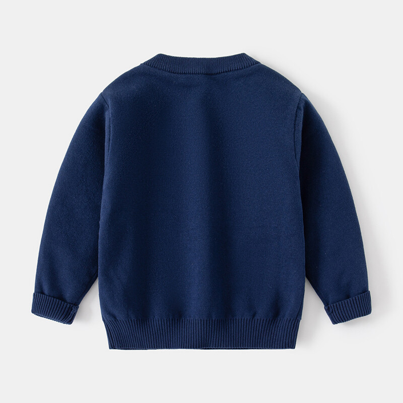 IYEAL IYEAL Pulover pentru copii, iarnă caldă pentru copii, model de desene animate, sugari, băieți, fete, tricotat, cardigan, îmbrăcăminte de toamnă, tricotaje pentru copii, vârsta 2-7 ani