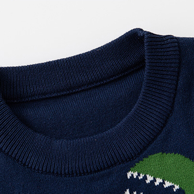 IYEAL IYEAL Pulover pentru copii, iarnă caldă pentru copii, model de desene animate, sugari, băieți, fete, tricotat, cardigan, îmbrăcăminte de toamnă, tricotaje pentru copii, vârsta 2-7 ani