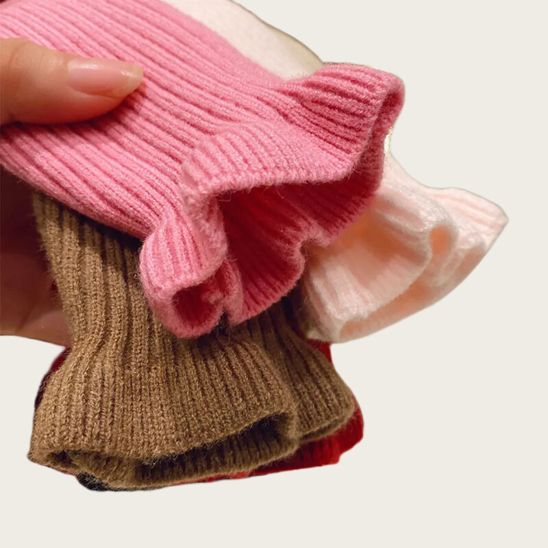 Pulovere pentru copii Topuri de bază 1-6A 2024 Toamna Pulover tricotat pentru fete, cu elasticitate înaltă, Pulover pentru fete