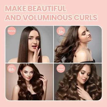 Heatless Hair Curler No Heat Hair Rollers Lazy Curling Rod Headband Απαλές μπούκλες Sleeping Flexi Rods with Hook Hair Styling Tools