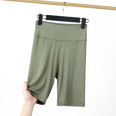 Pantaloni scurți de siguranță pentru femei de vară, bumbac elastic, pantaloni scurți pentru băieți, pantaloni scurți pentru femei cu talie înaltă, anti-frecare