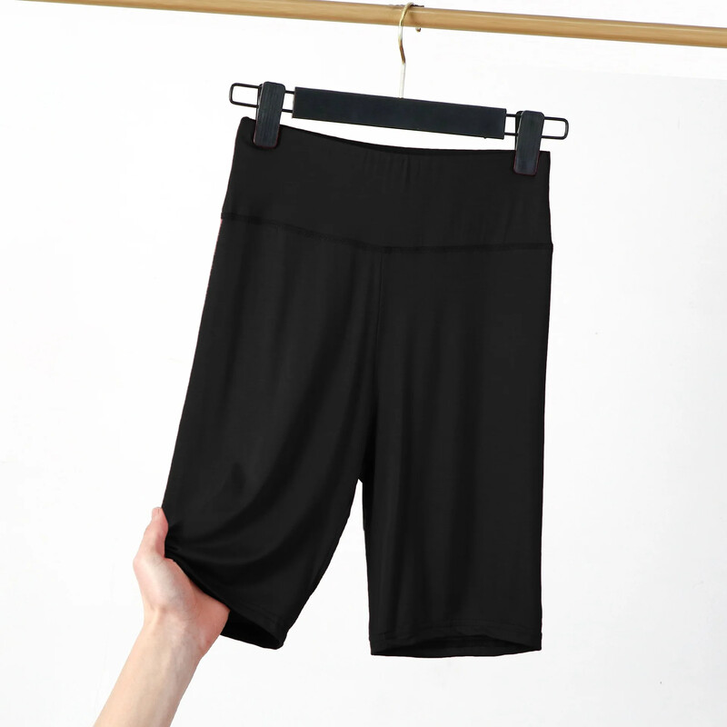 Pantaloni scurți de siguranță pentru femei de vară, bumbac elastic, pantaloni scurți pentru băieți, pantaloni scurți pentru femei cu talie înaltă, anti-frecare
