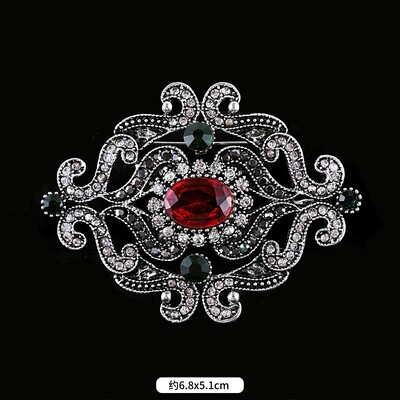 Baroka stils vintage sievietēm vīriešiem modes kristāla saktas piespraudes Retro pils metāla nozīmītes atloka piespraudes Unisex ballītes korsāžas rotaslietas