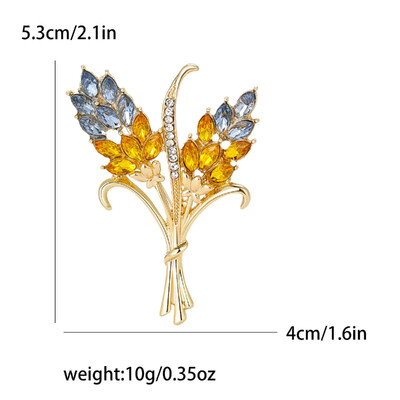 Μοντέρνες καρφίτσες αυτιών με στρας για γυναίκες