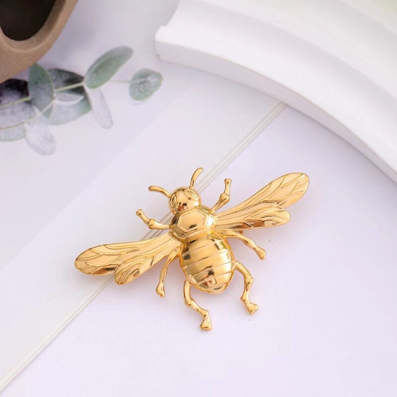 Új, divatos, luxus kialakítású darázsbross nőknek, igényes, sokoldalú kabát, pulóver-kiegészítők