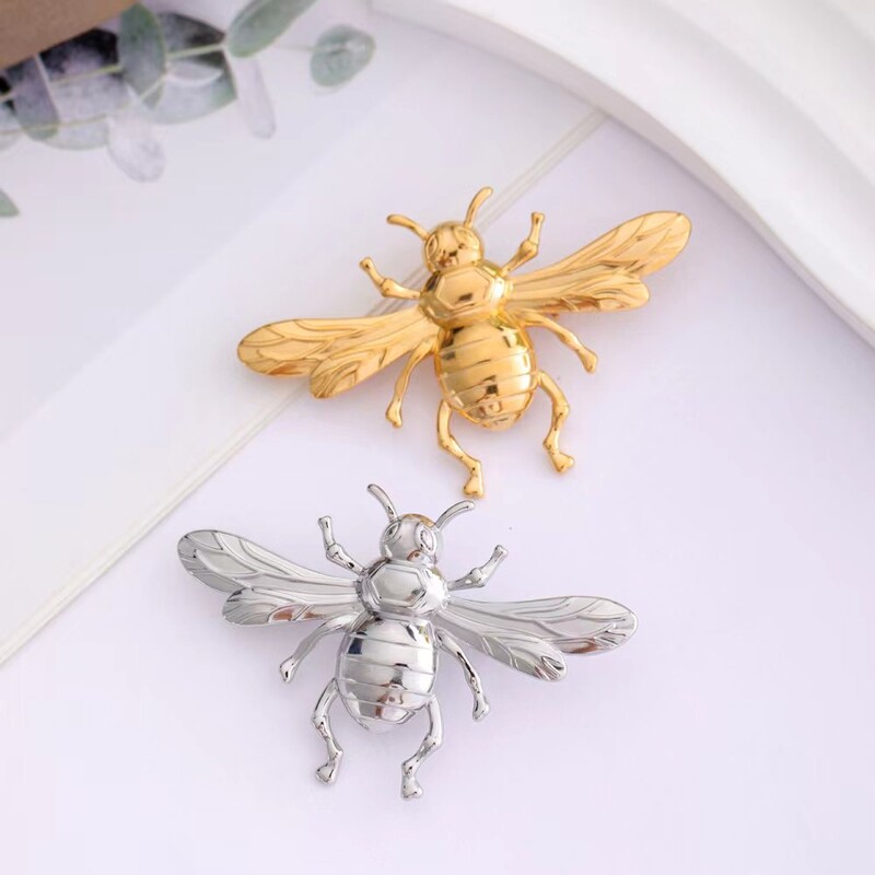 Új, divatos, luxus kialakítású darázsbross nőknek, igényes, sokoldalú kabát, pulóver-kiegészítők