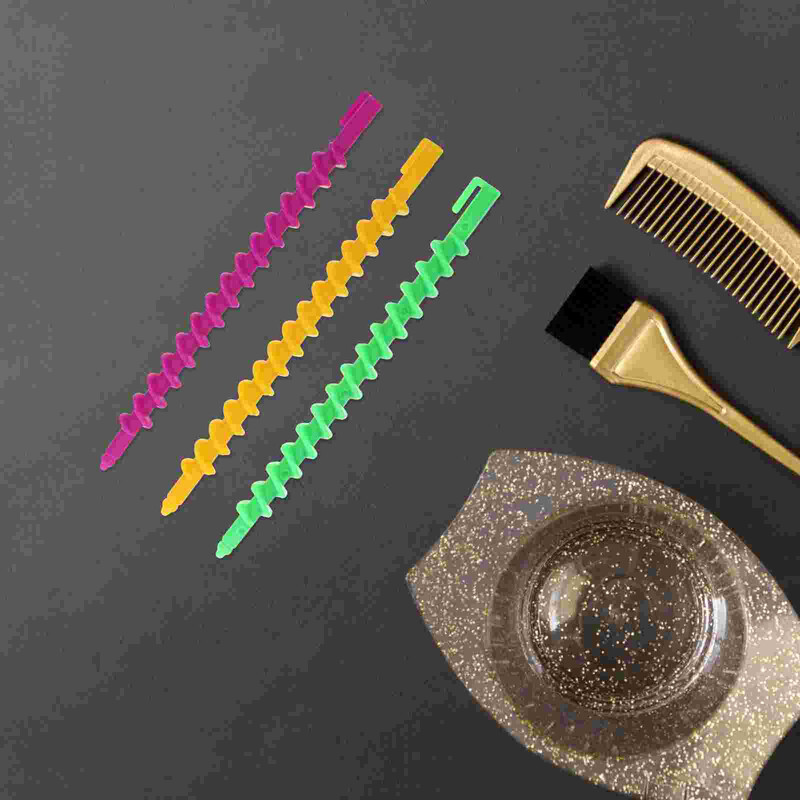 20 buc Spiral Perm Tool Tijele de ondulare Bigudiuri de păr Femei Roller Mari Onduleuri de coafură Kit de styling Plastic No Heat Miss