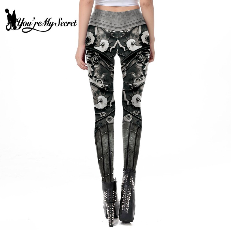 [You're My Secret] Pantaloni de antrenament de vară fără sudură, plus jambiere punk, jambiere PUSH UP, jambiere sexy pentru femei cu talie înaltă, 2024