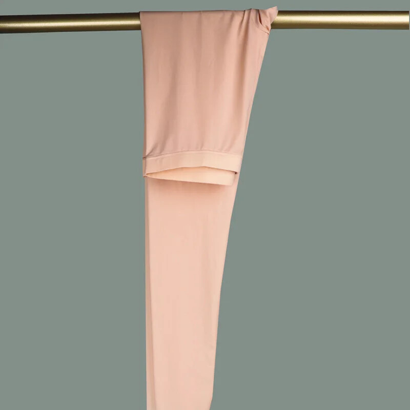 Jambiere din mătase de gheață fără cusături Pantaloni pentru femei de vară, cu talie mijlocie, pantaloni elastici cu fundul elastic, pantaloni skinny de fitness ultra subțiri