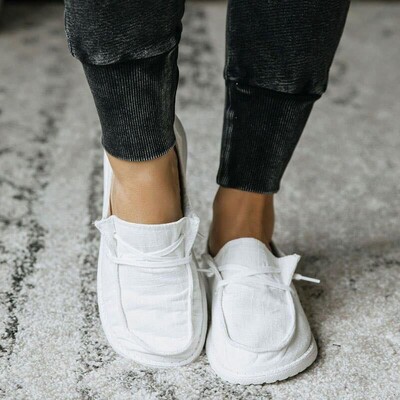 Καλοκαιρινό φθινόπωρο Νέο στυλ μόδας Υφασμάτινα Γυναικεία Λεπτά Παπούτσια Αναπνεύσιμο Άνετο Καμβά Casual και ελαφριά γυναικεία παπούτσια56