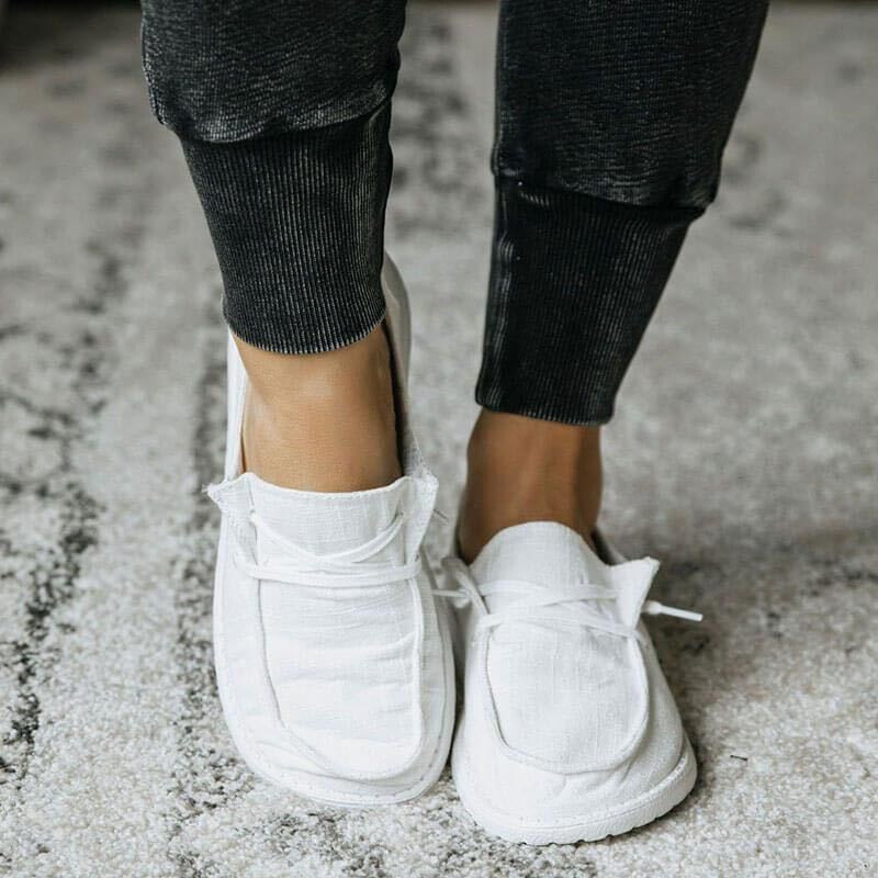 Καλοκαιρινό φθινόπωρο Νέο στυλ μόδας Υφασμάτινα Γυναικεία Λεπτά Παπούτσια Αναπνεύσιμο Άνετο Καμβά Casual και ελαφριά γυναικεία παπούτσια56