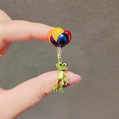 Πράσινο Rhinestone Frog Καρφίτσα Γυναικεία Lovely Metal Frog Party Καρφίτσες Animal Καρφίτσες για Γυναικεία φόρεμα Αξεσουάρ παλτό