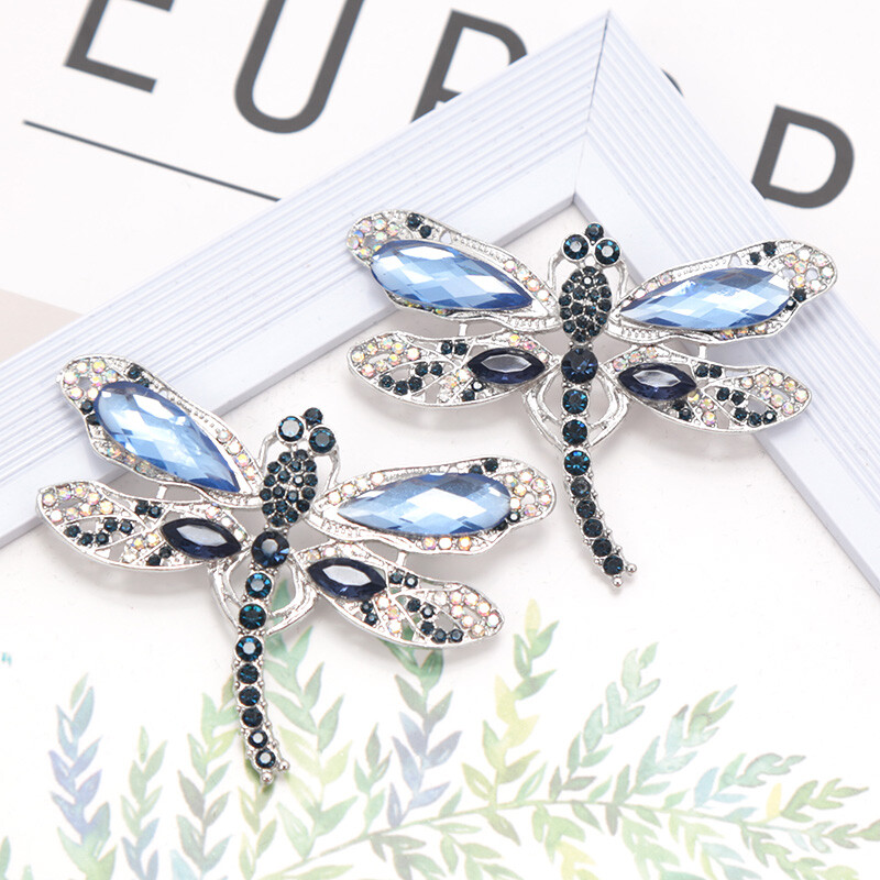 Noi broșe vintage cu libelule pentru femei, eșarfă de înaltă calitate, cataramă, broșă cu insecte, accesorii pentru haine, bijuterii animale, cadouri