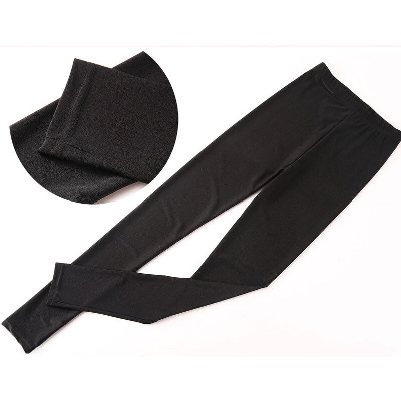 Moda pentru femei Pantaloni skinny casual din piele strălucitoare în față și în spate Jambiere cu talie în V Pantaloni din piele Leggings pentru femei Pantaloni pentru femei