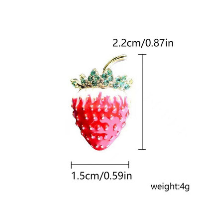 Χαριτωμένα ροζ ροδακινί κλαδιά Καρφίτσες καρφίτσες για γυναίκες εξαίσια πράσινα φύλλα Φρούτα σμάλτο ροδάκινο Φυτό κορσάζ Γαμήλια κοσμήματα