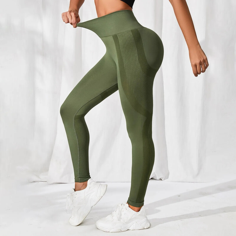 Jambiere de yoga Leggings de sport pentru femei Fitness Legging de antrenament fără sudură Legginguri push-up de modă Sală de gimnastică Femei Îmbrăcăminte pentru ciclism