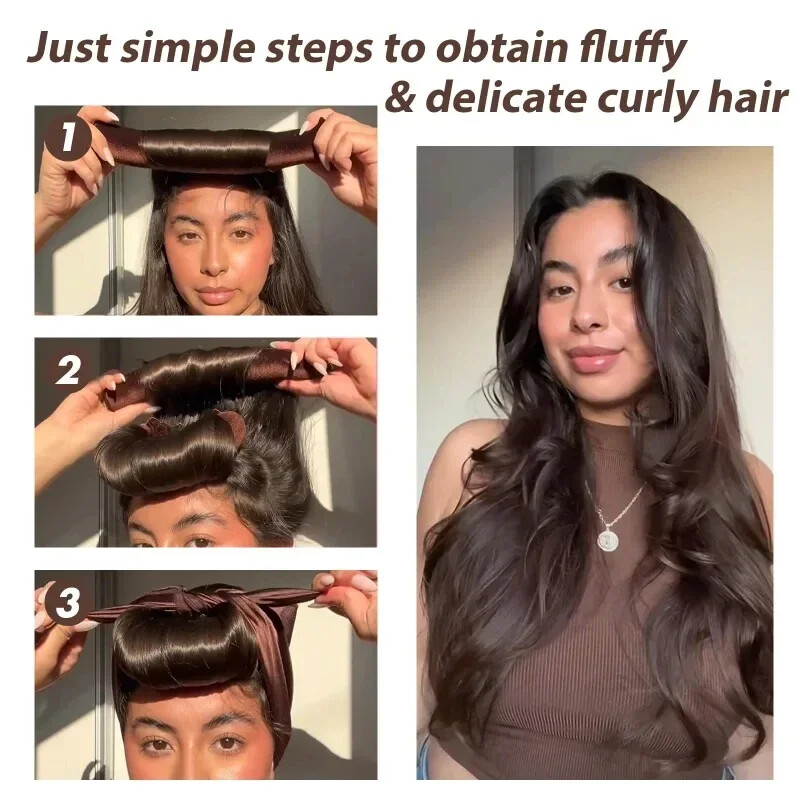 Ondulător de păr fără căldură Role de păr fără căldură Bentiță cu tijă de ondulare cu eșarfă Ondule moale de dormit Tije flexibile Instrumente pentru coafarea părului