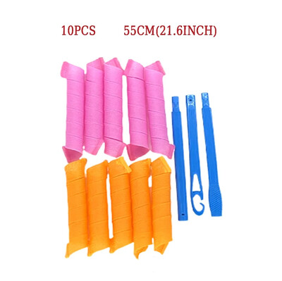 10-28 τμχ Σπιράλ πλαστικό ραβδί περμανάντ Γυναικείο μαγικό ρολό για σγουρά μαλλιά Κρύα μπάρα για μπούκλες για μπούκλες μαλλιών Barber Επαγγελματικό εργαλείο κομμωτικής