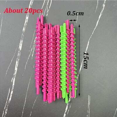 10-28 τμχ Σπιράλ πλαστικό ραβδί περμανάντ Γυναικείο μαγικό ρολό για σγουρά μαλλιά Κρύα μπάρα για μπούκλες για μπούκλες μαλλιών Barber Επαγγελματικό εργαλείο κομμωτικής