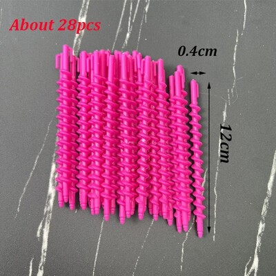 10-28 τμχ Σπιράλ πλαστικό ραβδί περμανάντ Γυναικείο μαγικό ρολό για σγουρά μαλλιά Κρύα μπάρα για μπούκλες για μπούκλες μαλλιών Barber Επαγγελματικό εργαλείο κομμωτικής