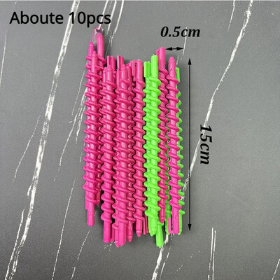 10-28 τμχ Σπιράλ πλαστικό ραβδί περμανάντ Γυναικείο μαγικό ρολό για σγουρά μαλλιά Κρύα μπάρα για μπούκλες για μπούκλες μαλλιών Barber Επαγγελματικό εργαλείο κομμωτικής
