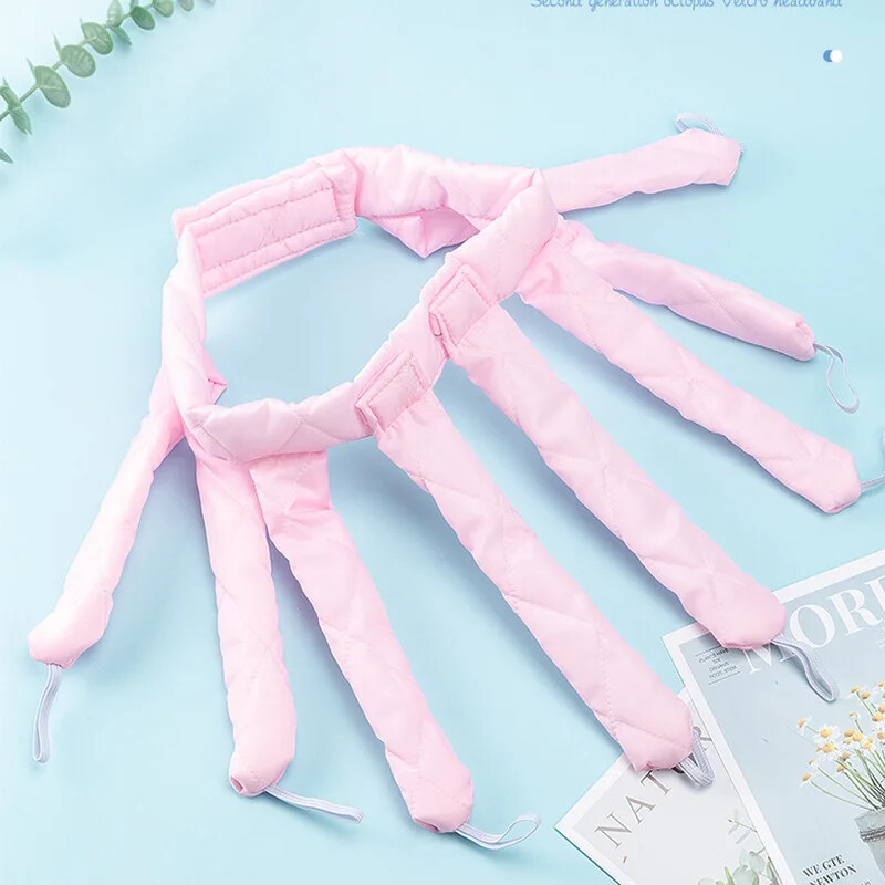 Octopus Heatless Curling Rod Bentiță Fără căldură Bigudiuri de păr Role de păr pentru dormit Bucle moi Bar Wave Formers Instrumente pentru coafat păr