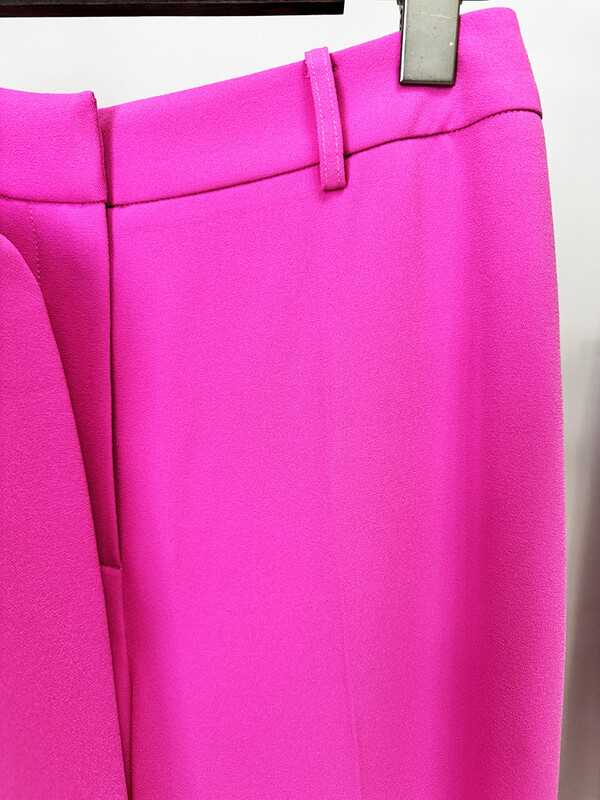 GetSpring női nadrágkosztümök 2024 őszi, háromnegyedes ujjú, rövid blézerkabát, magas derekú, hosszú egyenes nadrág, kétrészes szett