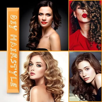 10 бр./партида Heatless Curling Rod Мека гъба Маша за коса Roller Foam Bendy Twist Curls Tool DIY HairStyling Фризьорски инструменти