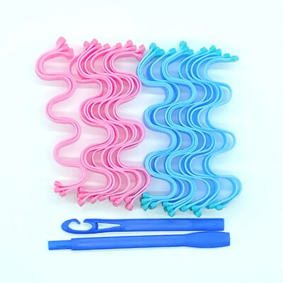 24tk DIY Magic Juuksekoolutaja 30CM Kuumavabad Juukserullid Koolutajad Soeng Rullipulgad Lainemoodustajad Curling Juuste Stiilitööriistad